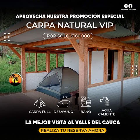 Carpa Vip Glamping Carpa Natural VIP