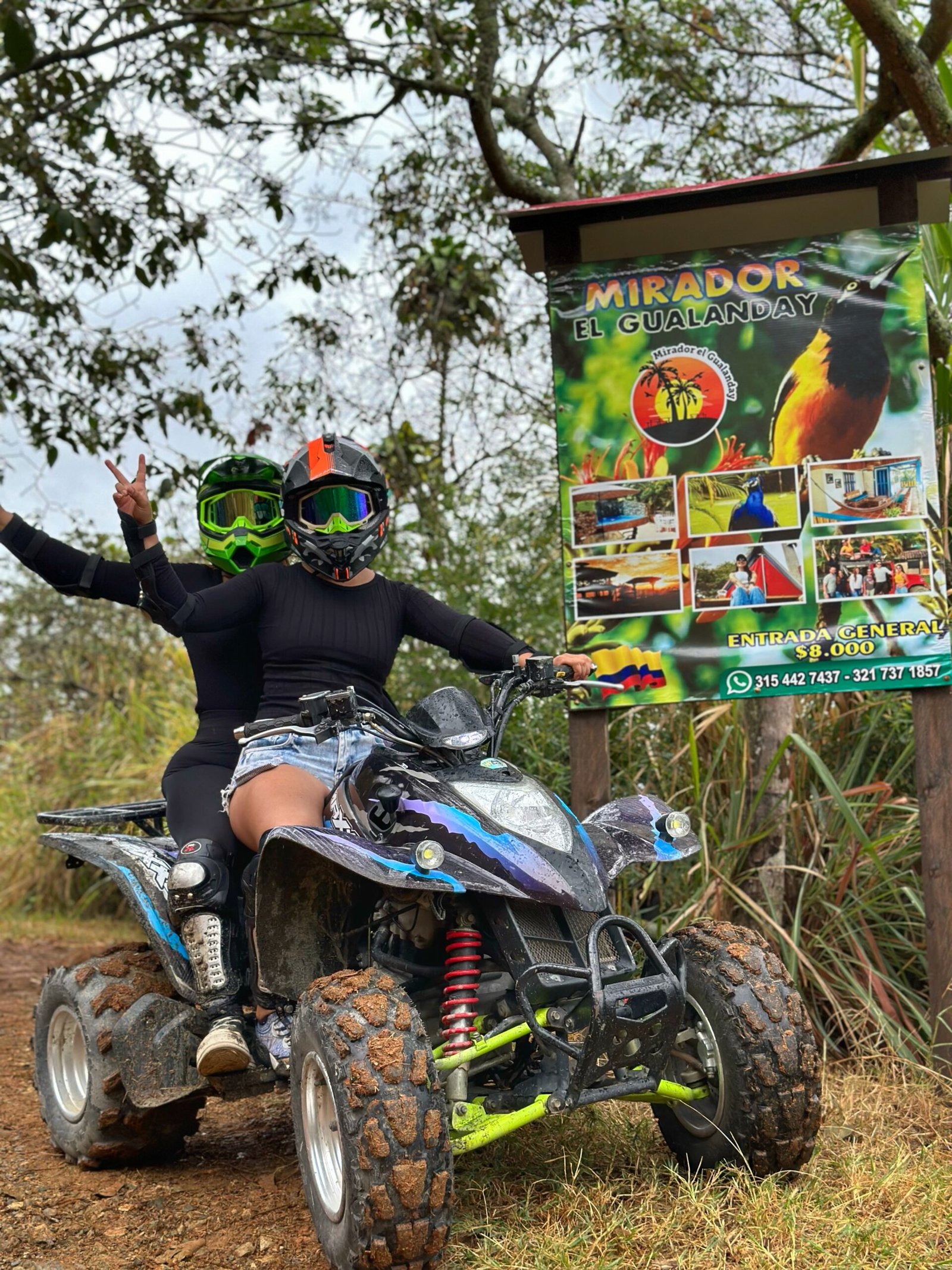 Tour en cuatrimoto Mirador El Gualanday